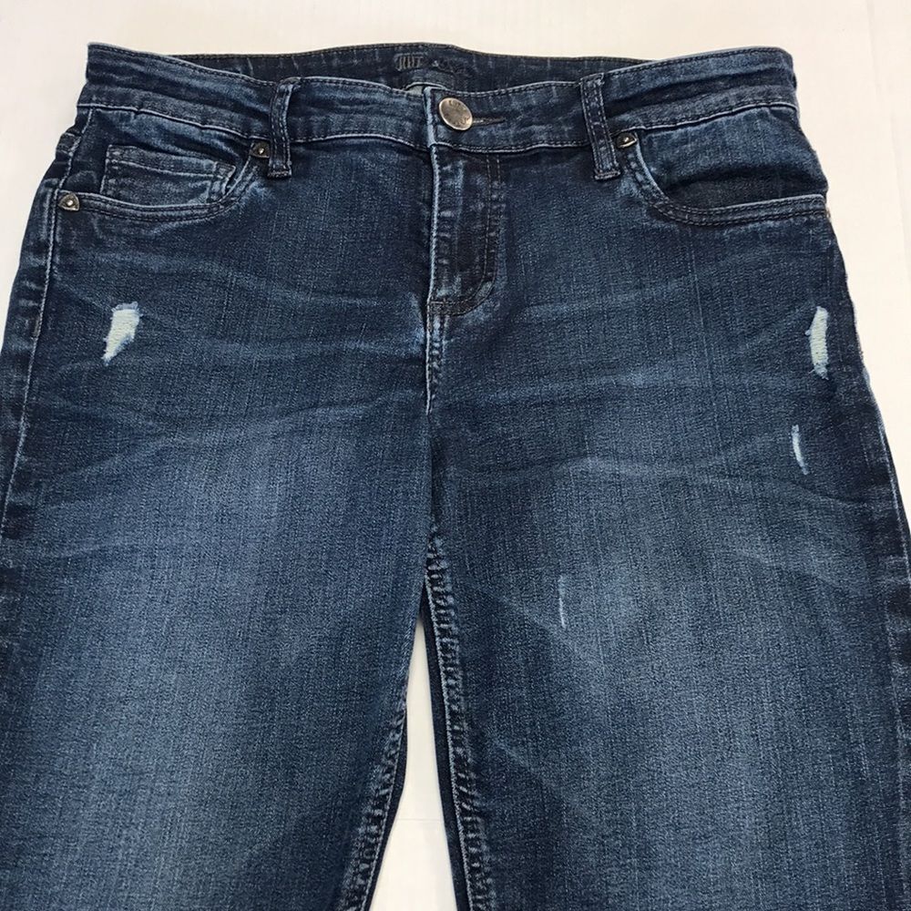 KUT FROM THE KLOTH Ripped Distressed Jeans Women's‎ Size 8 Comfort Stretch Denim
